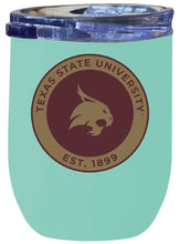 Load image into Gallery viewer, Texas State Bobcats 12 oz Insulated Wine Stainless Steel Tumbler  Officially Licensed Collegiate Product
