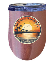 Load image into Gallery viewer, Biloxi Mississippi Design A Souvenir 12 oz Insulated Wine Stainless Steel Tumbler
