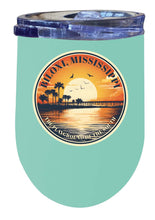 Load image into Gallery viewer, Biloxi Mississippi Design A Souvenir 12 oz Insulated Wine Stainless Steel Tumbler
