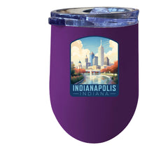 Load image into Gallery viewer, Indianapolis Indiana Design A Souvenir 12 oz Insulated Wine Stainless Steel Tumbler
