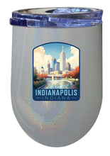 Load image into Gallery viewer, Indianapolis Indiana Design A Souvenir 12 oz Insulated Wine Stainless Steel Tumbler
