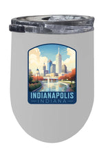 Load image into Gallery viewer, Indianapolis Indiana Design A Souvenir 12 oz Insulated Wine Stainless Steel Tumbler
