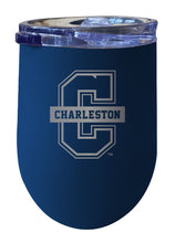 Load image into Gallery viewer, College of Charleston 12 oz Engraved Insulated Wine Stainless Steel Tumbler Officially Licensed Collegiate Product
