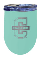 Load image into Gallery viewer, College of Charleston 12 oz Engraved Insulated Wine Stainless Steel Tumbler Officially Licensed Collegiate Product
