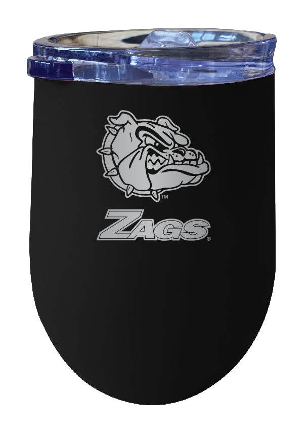 Gonzaga Bulldogs NCAA Laser-Etched Wine Tumbler - 12oz  Stainless Steel Insulated Cup