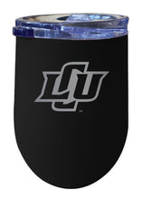 Load image into Gallery viewer, Lubbock Christian University Chaparral 12 oz Engraved Insulated Wine Stainless Steel Tumbler Black Officially Licensed Collegiate Product
