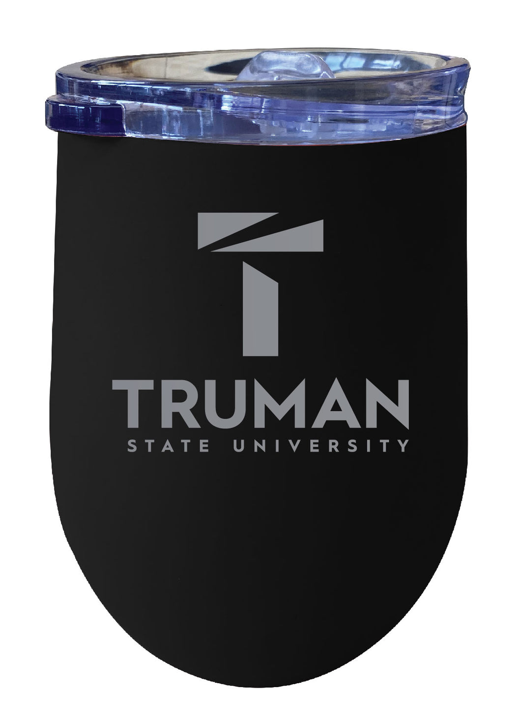 Truman State University 12 oz Engraved Insulated Wine Stainless Steel Tumbler White Officially Licensed Collegiate Product