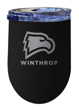 Load image into Gallery viewer, Winthrop University 12 oz Engraved Insulated Wine Stainless Steel Tumbler Coral Officially Licensed Collegiate Product
