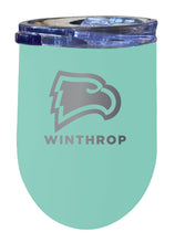 Load image into Gallery viewer, Winthrop University 12 oz Engraved Insulated Wine Stainless Steel Tumbler Officially Licensed Collegiate Product
