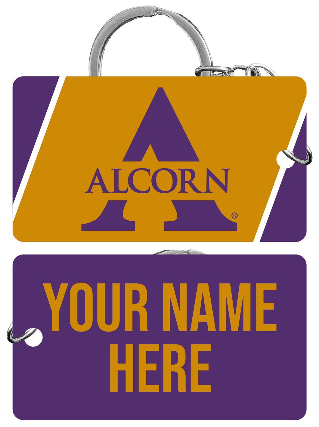 Alcorn State Braves Customizable Acrylic Keychain 1.5