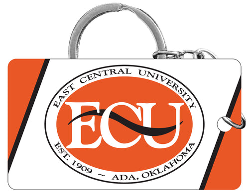 East Central University Tigers Acrylic Keychain 1.5