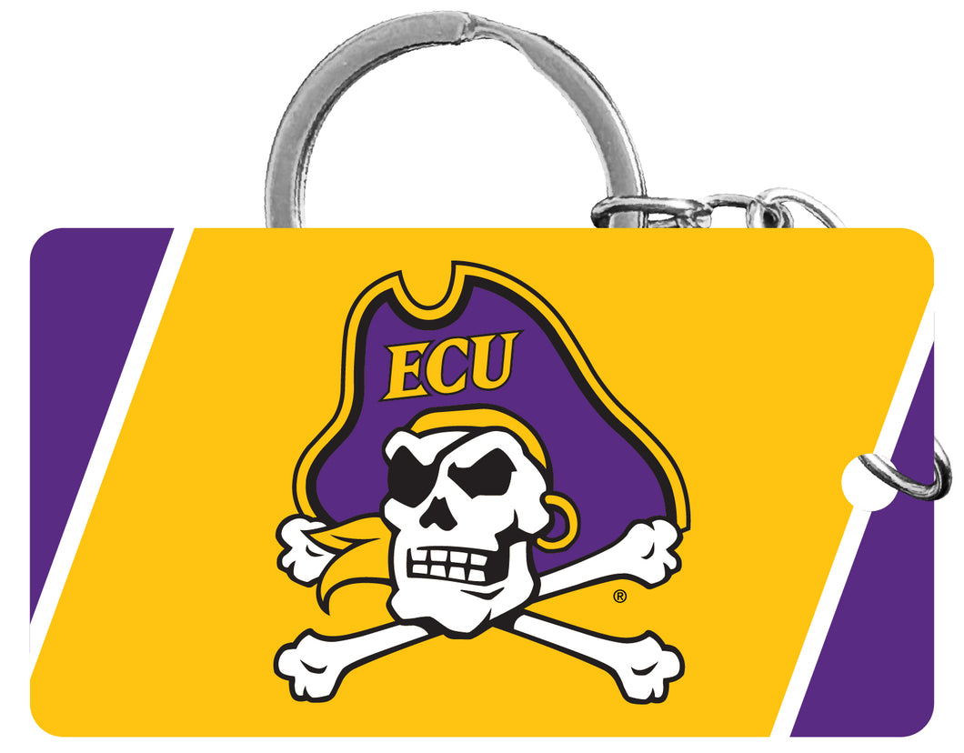 East Carolina Pirates Acrylic Keychain 1.5