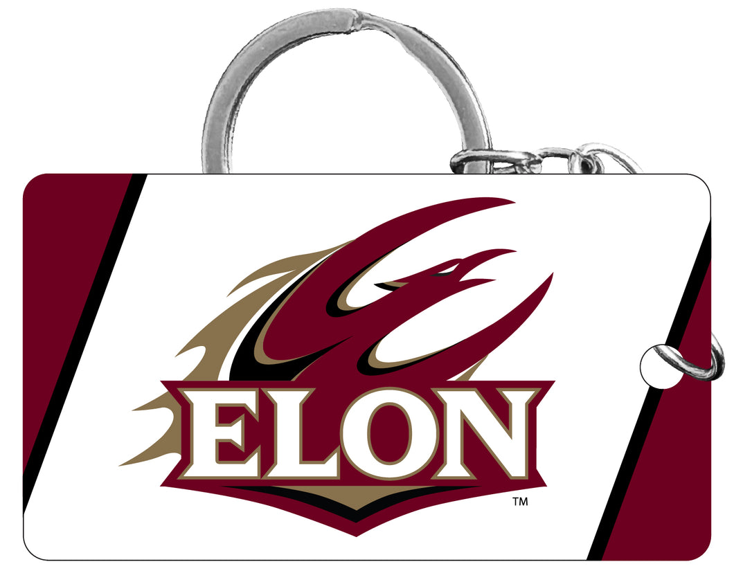 Elon University Acrylic Keychain 1.5