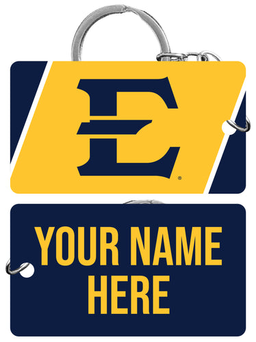 East Tennessee State University Customizable Acrylic Keychain 1.5