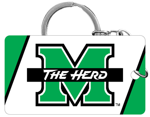 Marshall Thundering Herd Acrylic Keychain 1.5