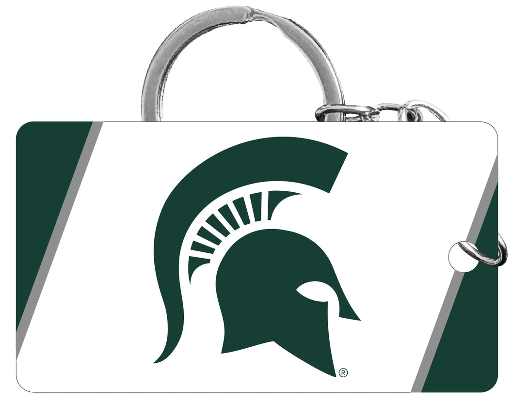 Michigan State Spartans Acrylic Keychain 1.5