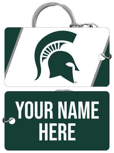 Michigan State Spartans Customizable Acrylic Keychain 1.5