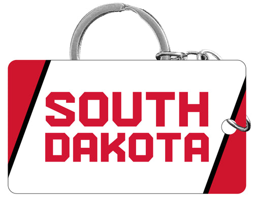 South Dakota Coyotes Acrylic Keychain 1.5