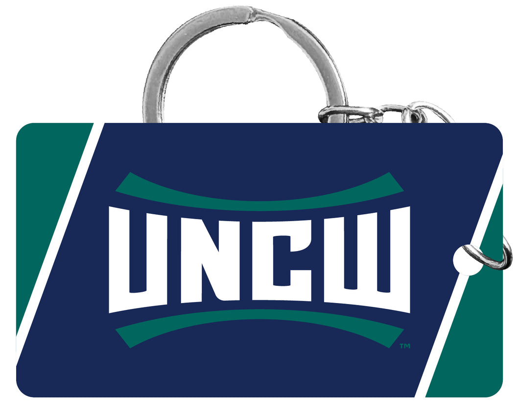 North Carolina Wilmington Seahawks Acrylic Keychain 1.5