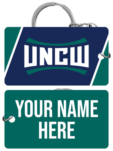 North Carolina Wilmington Seahawks Customizable Acrylic Keychain 1.5