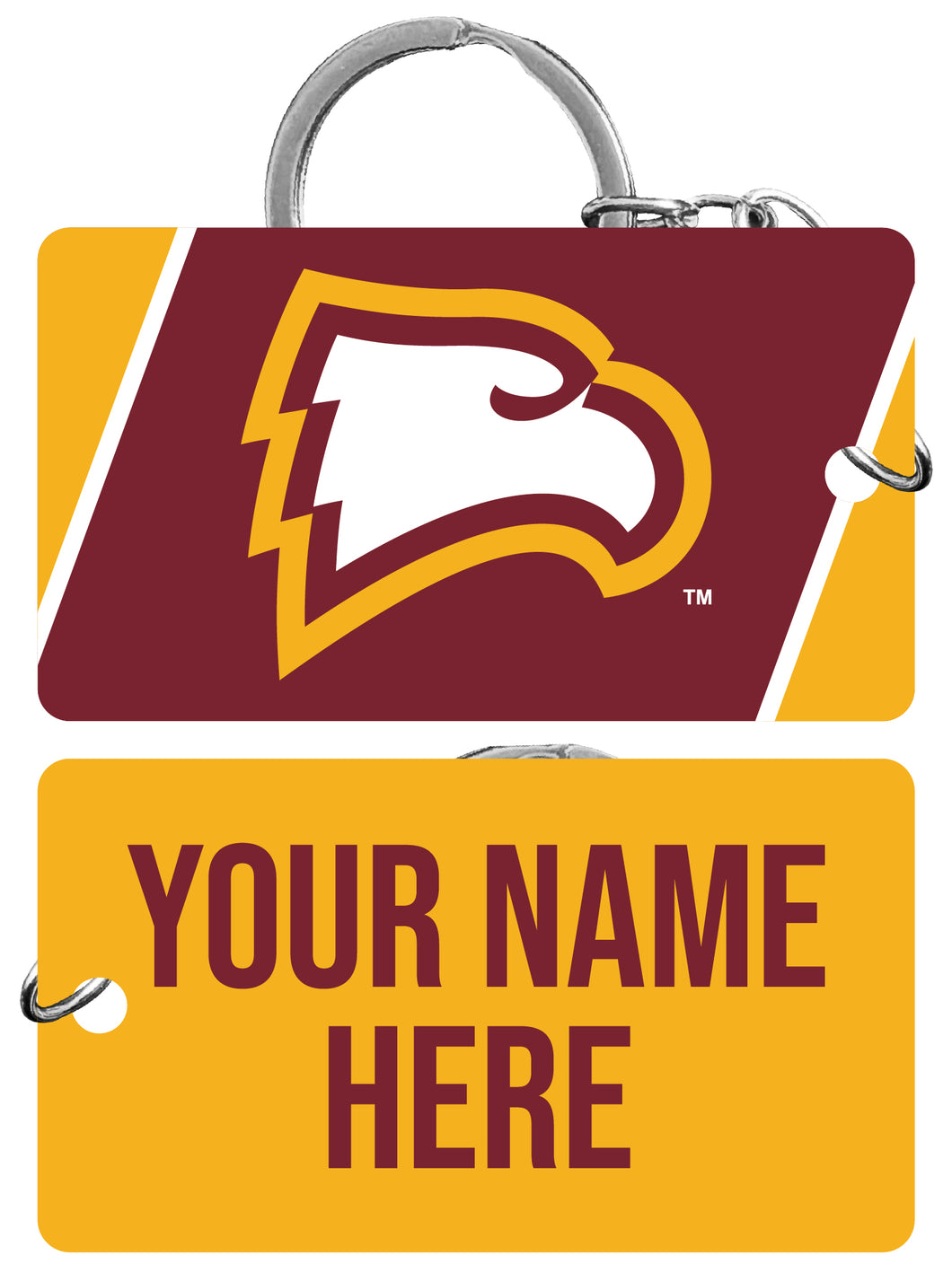 Winthrop University Customizable Acrylic Keychain 1.5