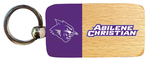 Abilene Christian University 2.5 x 1-Inch Wooden Keychain Officially Licensed Collegiate Product Single