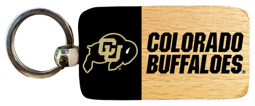 Colorado Buffaloes 2.5 x 1-Inch Wooden Keychain Officially Licensed Collegiate Product 2-Pack