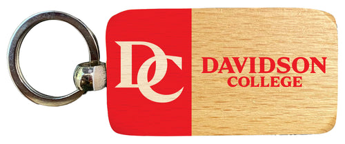 Davidson College 2.5 x 1-Inch Wooden Keychain Officially Licensed Collegiate Product Single