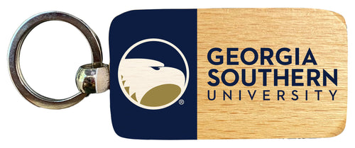 Georgia Southern Eagles 2.5 x 1-Inch Wooden Keychain Officially Licensed Collegiate Product Single