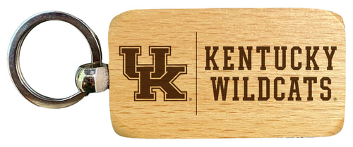 Kentucky Wildcats 2.5 x 1-Inch Engraved Wooden Keychain Officially Licensed Collegiate Product 2-Pack