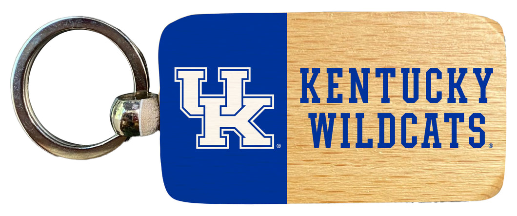 Kentucky Wildcats 2.5 x 1-Inch Wooden Keychain Officially Licensed Collegiate Product 2-Pack