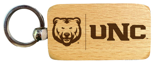 Northern Colorado Bears 2.5 x 1-Inch Engraved Wooden Keychain Officially Licensed Collegiate Product Single Unit