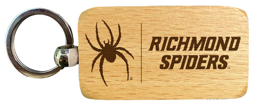 Richmond Spiders 2.5 x 1-Inch Engraved Wooden Keychain Officially Licensed Collegiate Product 2-Pack