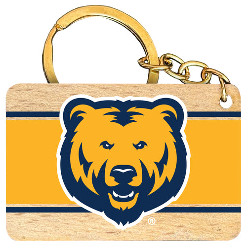 Northern Colorado Bears Flat Wood Keychain 1.5