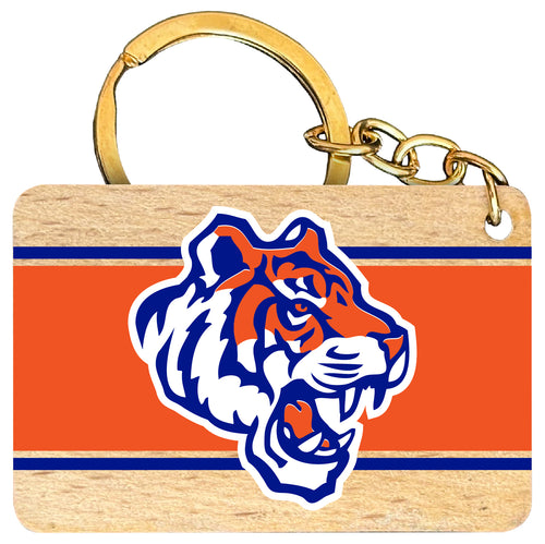 Savannah State University Flat Wood Keychain 1.5