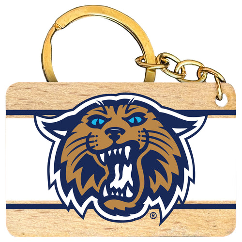 Villanova Wildcats Flat Wood Keychain 1.5