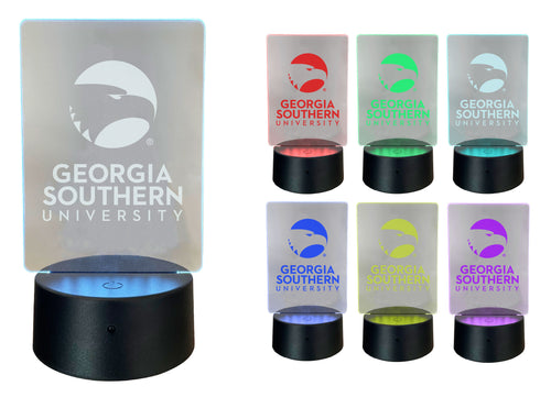 Georgia Southern Eagles Acrylic Color Changing LED Night Light with Remote and USB plug in Officially Licensed Collegiate Product Single