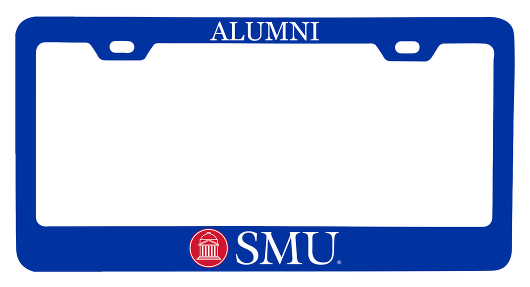 NCAA Southern Methodist University Alumni License Plate Frame - Colorful Heavy Gauge Metal, Officially Licensed