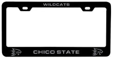 Load image into Gallery viewer, California State University, Chico NCAA Laser-Engraved Metal License Plate Frame - Choose Black or White Color
