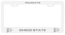 Load image into Gallery viewer, California State University, Chico NCAA Laser-Engraved Metal License Plate Frame - Choose Black or White Color
