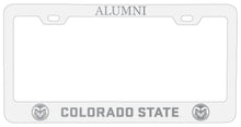 Load image into Gallery viewer, Colorado State Rams Alumni Engraved Metal License Plate Frame Officially Licensed
