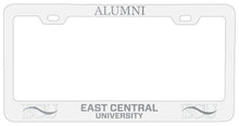 Load image into Gallery viewer, East Central University Tigers Alumni Engraved Metal License Plate Frame Officially Licensed
