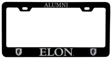 Load image into Gallery viewer, Elon University Alumni Engraved Metal License Plate Frame Officially Licensed
