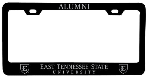 East Tennessee State University Alumni Engraved Metal License Plate Frame Black Officially Licensed