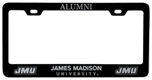 Load image into Gallery viewer, James Madison Dukes Alumni Engraved Metal License Plate Frame Officially Licensed
