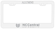 Load image into Gallery viewer, North Carolina Central Eagles Alumni Engraved Metal License Plate Frame Officially Licensed
