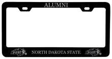 Load image into Gallery viewer, North Dakota State Bison Alumni Engraved Metal License Plate Frame Black Officially Licensed
