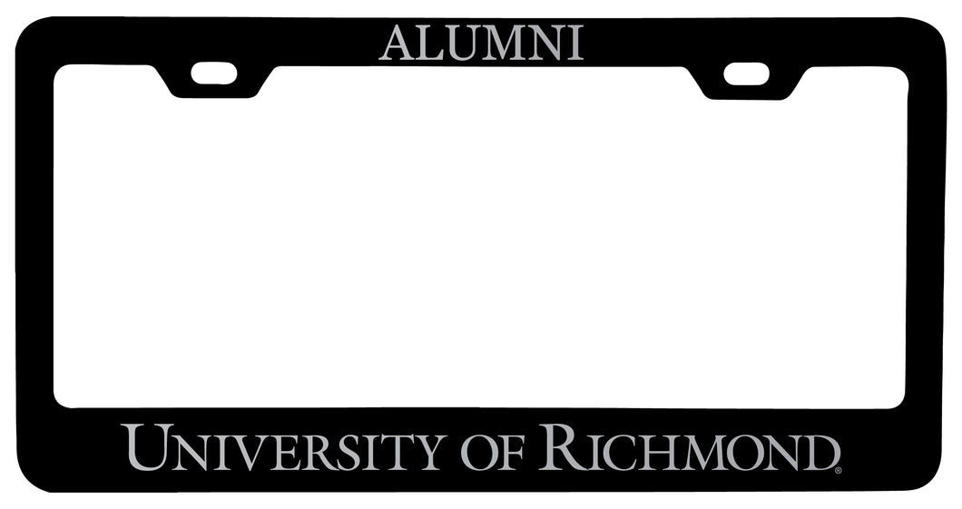 Richmond Spiders Alumni Engraved Metal License Plate Frame Black Officially Licensed