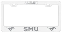 Load image into Gallery viewer, Southern Methodist University Alumni Engraved Metal License Plate Frame Officially Licensed
