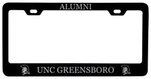 Load image into Gallery viewer, North Carolina Greensboro Spartans Alumni Engraved Metal License Plate Frame Officially Licensed
